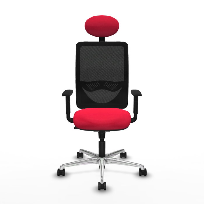 PIQUERAS Y CRESPO Silla de oficina Zulema con mecanismo Sincro Rojo y Negro PIQUERAS Y CRESPO Silla de oficina Zulema con mecanismo Sincro Rojo y Negro