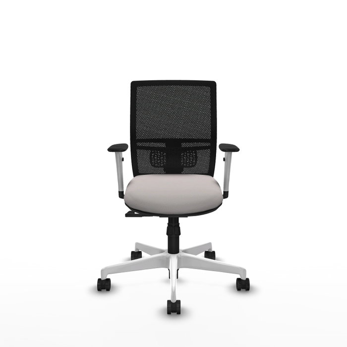 PIQUERAS Y CRESPO Silla de oficina Yunquera con mecanismo Sincro Blanco y Negro PIQUERAS Y CRESPO Silla de oficina Yunquera con mecanismo Sincro Blanco y Negro