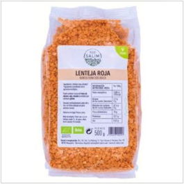 ECO SALIM Lentejas Rojas Bio Vegan 500gr