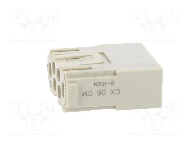 ILME Conector HDC MIXO Módulo Macho de 6 Pines ILME Conector HDC MIXO Módulo Macho de 6 Pines