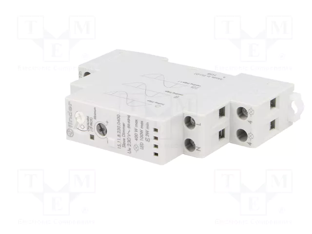 FINDER Relé de instalación para raíl DIN 230VAC 400W