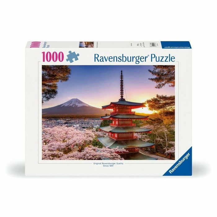 Ravensburger Puzzle de 1000 piezas Flores de cerezo del monte Fuji Ravensburger Puzzle de 1000 piezas Flores de cerezo del monte Fuji