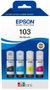 Epson Ink 103 Multipack C13T00S64A (Negro, Cian, Magenta, Amarillo)