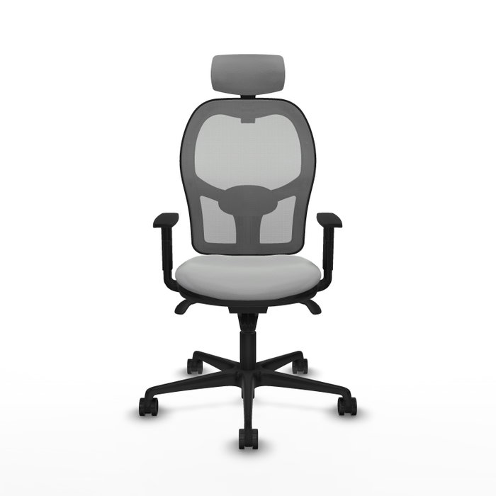PIQUERAS Y CRESPO Silla de oficina Jorquera con mecanismo Sincro, Gris claro PIQUERAS Y CRESPO Silla de oficina Jorquera con mecanismo Sincro, Gris claro