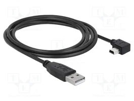 DeLOCK 82682 Cable USB 2.0 Tipo-A a Mini-B Angulado 2 m