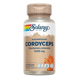 SOLARAY Cordyceps Extracto 500 mg, 60 cápsulas