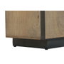 DKD Home Decor Vitrina de Mango y Cristal Sand Village