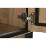 DKD Home Decor Vitrina de Mango y Cristal Sand Village