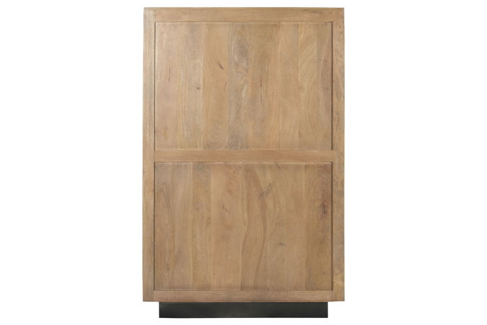 DKD Home Decor Sand village Vitrina Loft Mango Cristal Natural Negro 44 x 142 x 89 cm DKD Home Decor Sand village Vitrina Loft Mango Cristal Natural Negro 44 x 142 x 89 cm