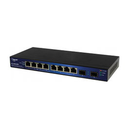 ALLNET ALL-SG8210PM Switch de red gestionado L2+ con 8 puertos Gigabit y PoE+