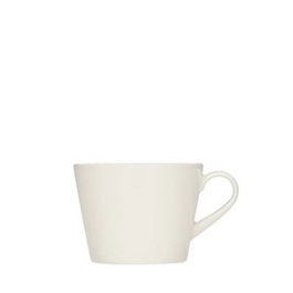 BAUSCHER Taza de Desayuno Purity de Porcelana, Capacidad 22 cl / 220 ml, Altura 6 cm (Set de 6)