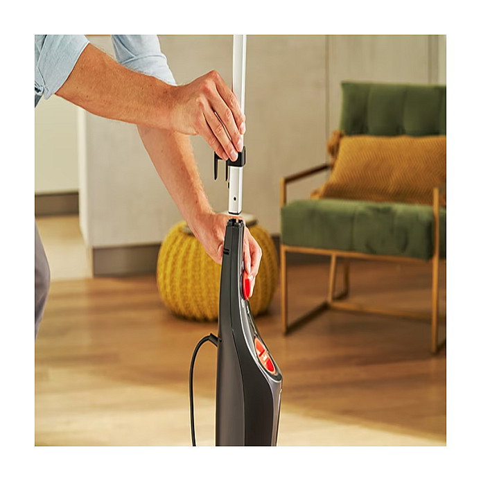 Vileda Steam XXL 3.0 Plus Limpiador a Vapor Portátil, 0.4L, 1550W, Negro, con Cepillo Rectangular