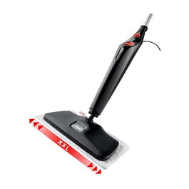 Vileda Steam XXL 3.0 Plus Limpiador a Vapor Portátil, 0.4L, 1550W, Negro, con Cepillo Rectangular