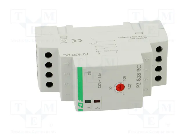 F&F Relé de monitorización de nivel para líquido conductivo PZ-828-RC