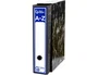 Liderpapel Archivador de Palanca Clásico Negro Folio Forrado Cartón con Caja 80mm 350mm
