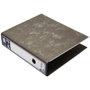 Liderpapel Archivador de palanca cartón forrado jaspeado negro con caja Classic Blue