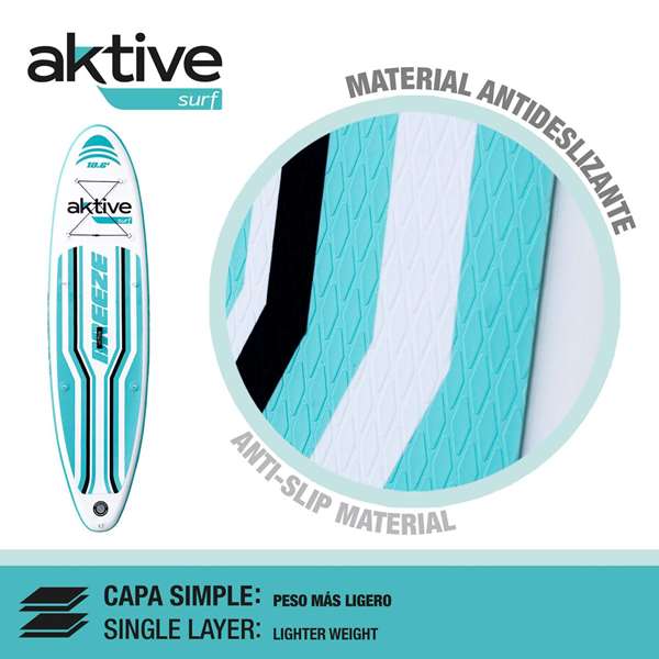 Color Baby Tabla de paddle surf Aktive 320x81x15 cm con accesorios Color Baby Tabla de paddle surf Aktive 320x81x15 cm con accesorios