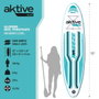 Color Baby Tabla de paddle surf Aktive 320x81x15 cm con accesorios