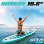 Tabla de Paddle Surf Hinchable con Accesorios Aktive Azul