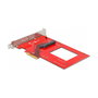 DeLOCK Tarjeta PCI Express x4 a 1 x interna U.3, PCIe NVMe, para PC, Compatible con Windows y Linux