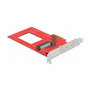 DeLOCK Tarjeta PCI Express x4 a 1 x interna U.3, PCIe NVMe, para PC, Compatible con Windows y Linux