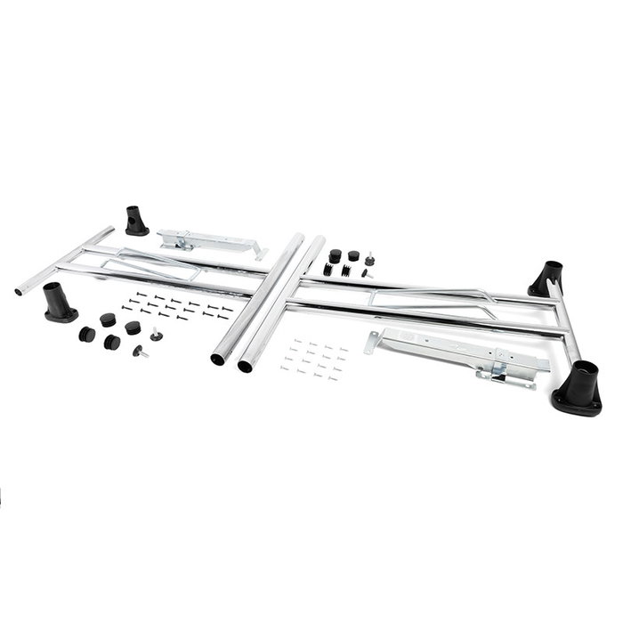 PATAS DE MESA Bastidor Flexo H71 Cromado Plegable para Mesa con Cierre y Bloqueo PATAS DE MESA Bastidor Flexo H71 Cromado Plegable para Mesa con Cierre y Bloqueo