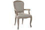 DKD Home Decor Silla de Caucho y Poliéster Marrón