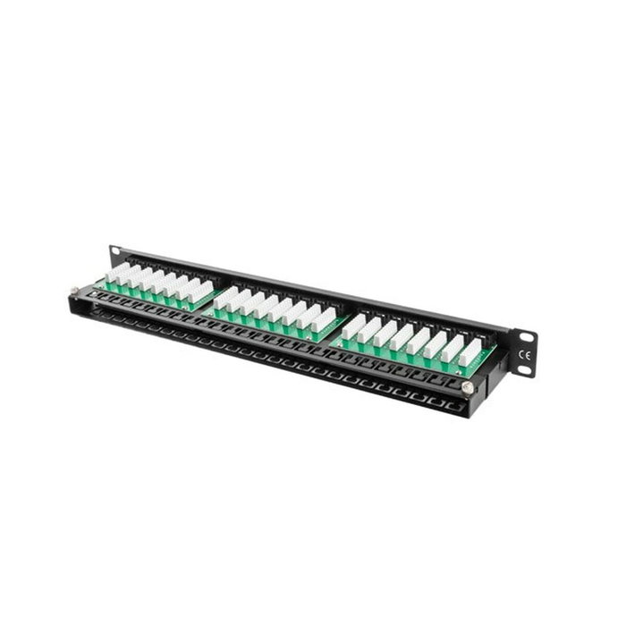 Lanberg Patch Panel 48 puertos RJ-45 categoría 5e UTP 1U 19 pulg negro