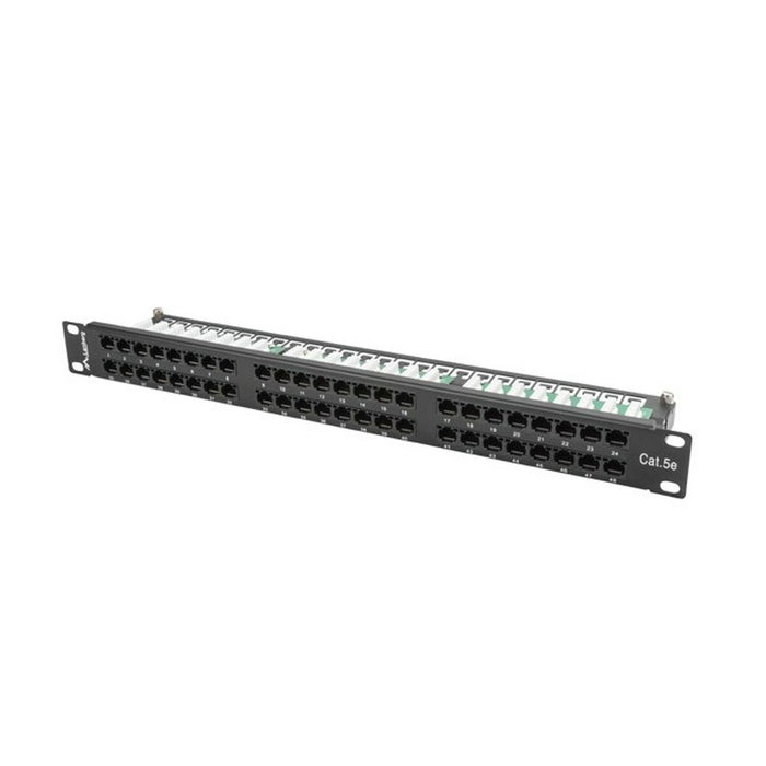 Lanberg Patch Panel 48 puertos RJ-45 categoría 5e UTP 1U 19 pulg negro