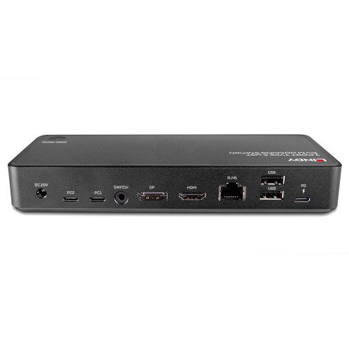 Lindy Docking Station 2 Puertos USB-C para Monitor KVM Lindy Docking Station 2 Puertos USB-C para Monitor KVM