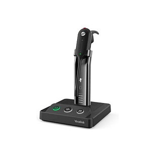 Yealink WH63 Auriculares Inalámbricos DECT Portátiles UC con Micrófono Boom, 54h de Batería, para Oficina/Centro de Llamadas, Negro
