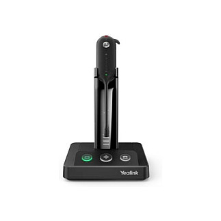 Yealink WH63 Auriculares Inalámbricos DECT Portátiles UC con Micrófono Boom, 54h de Batería, para Oficina/Centro de Llamadas, Negro