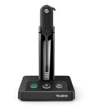 Yealink Auriculares WH63 DECT Portátiles con Acoustic Shield para UC, Compatible con Microsoft Teams y Plataformas Unificadas - Sin Base de Carga