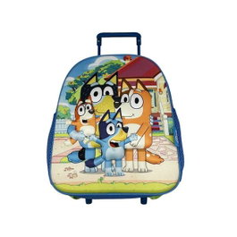Toybags Carrito Preescolar 3D Eva Bluey con Bolsillo Lateral