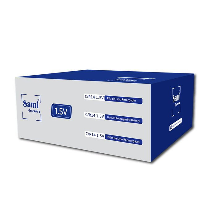 SAMI Pila Sami Ultra recargable R14 Li-ion 1.5V 7400mWh