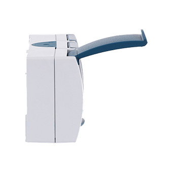 BUSCH-JAEGER 2300/3EW-53 Toma de corriente con tapa abatible horizontal IP44 Azul/Blanco