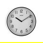 Versa Reloj de Pared Negro 25 cm Madera MDF y Plástico Movimiento Silencioso (2 Unidades)