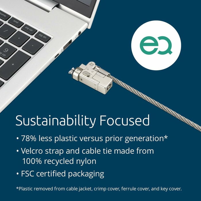 Kensington NanoSaver 2.0 EQ K60630WW con llave y cable de 1,83 m Kensington NanoSaver 2.0 EQ K60630WW con llave y cable de 1,83 m