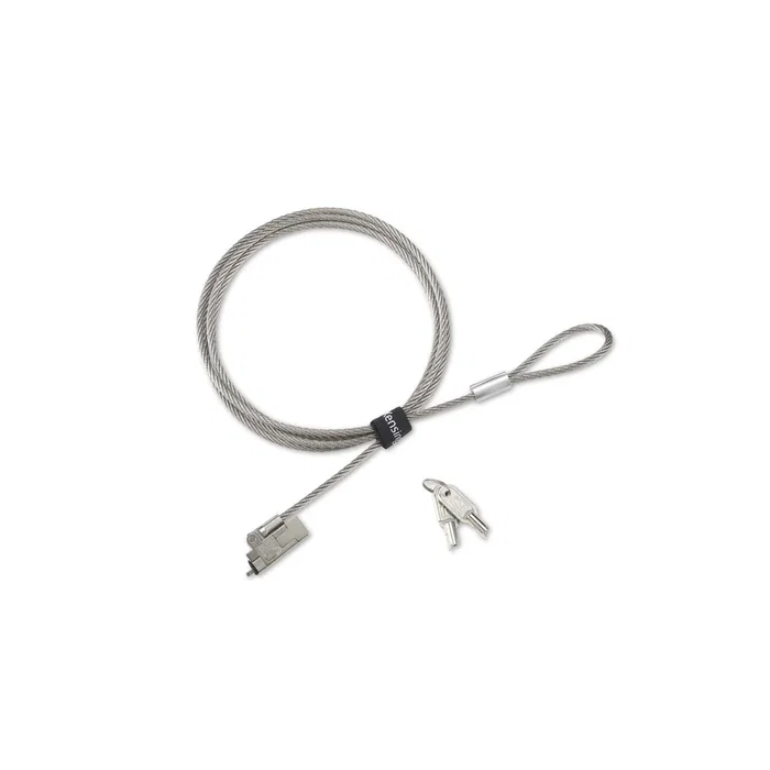 Kensington K60630WW Cable Antirrobo NanoSaver 2.0 EQ para Portátil Ultrafino, Acero Inoxidable 1.8m, Plata