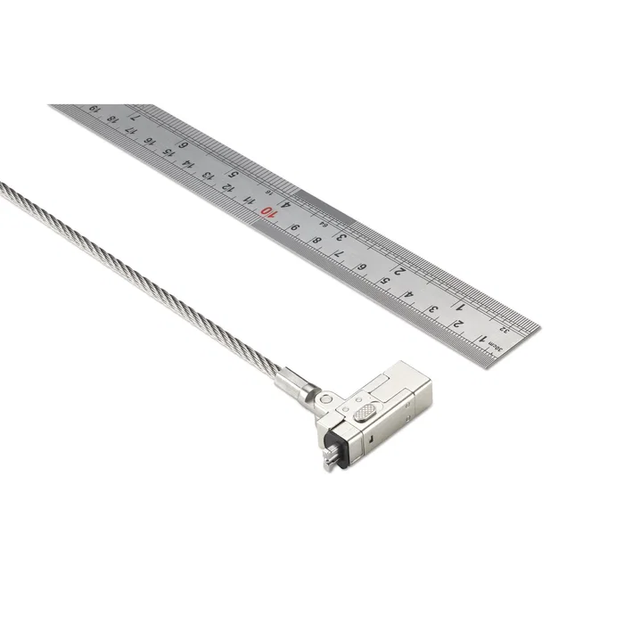 Kensington K60630WW Cable Antirrobo NanoSaver 2.0 EQ para Portátil Ultrafino, Acero Inoxidable 1.8m, Plata