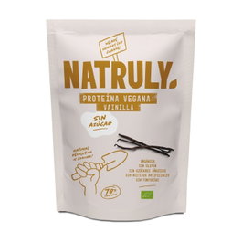 Natruly Proteína Vegana Vainilla 78% Bio Sin Gluten Sin Azúcar 350g