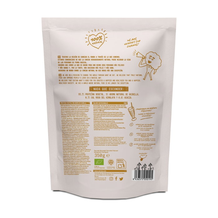 Natruly Proteína Vegana Vainilla Bio 350g Natruly Proteína Vegana Vainilla Bio 350g