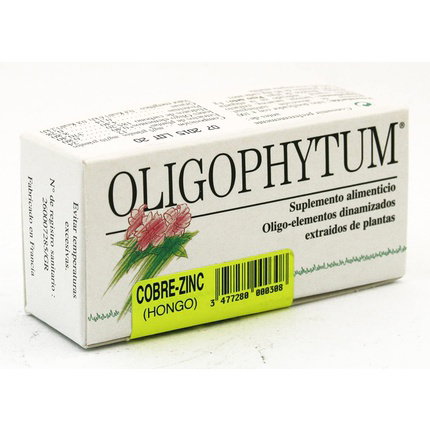 HOLISTICA Oligophytum Zinc Cobre 100 gránulos HOLISTICA Oligophytum Zinc Cobre 100 gránulos