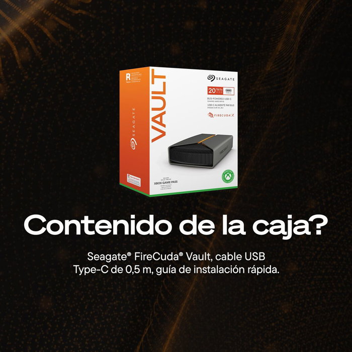Seagate Disco Duro Externo 8 TB HDD 3.5 Pulgadas USB-C para Ordenador, PC, Mac - Almacenamiento Externo