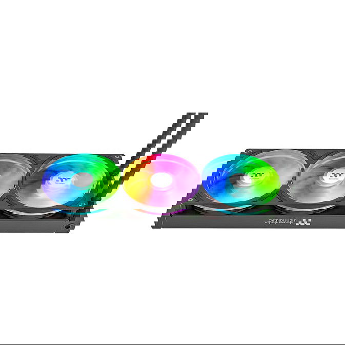 Thermaltake TH360 V3 Ultra ARGB Sync AIO - Sistema de Refrigeración Líquida Todo en Uno 360 mm Negro con Ventiladores ARGB y Radiador de Aluminio