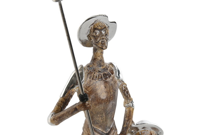 DKD Home Decor Figura de Quijote Natural y Plateado DKD Home Decor Figura de Quijote Natural y Plateado