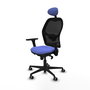 PIQUERAS Y CRESPO Silla de oficina Jorquera Azul claro/Negro