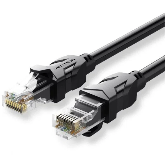 Vention Cable de Red RJ45 UTP CAT6 30m, 250 MHz, 1000 Mbps, Negro
