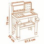 Smoby Banco de herramientas Black&Decker Bricolo Pro 75x57,5x36 cm
