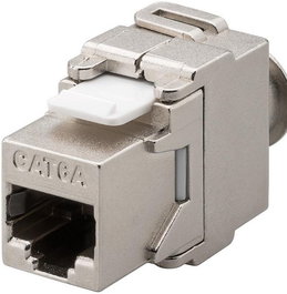 MicroConnect KEYSTONE-10 Módulo Keystone RJ45 a IDC CAT6a STP para Redes